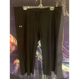 Under Armour Ladies Large Black Fitted Athletic Leggings